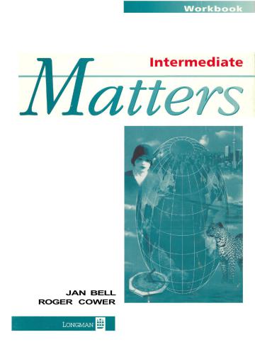 Matters Intermediate. Workbook