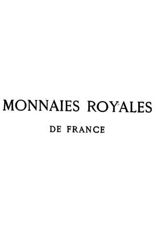 Les monnaies royales de France / Монеты королей Франции
