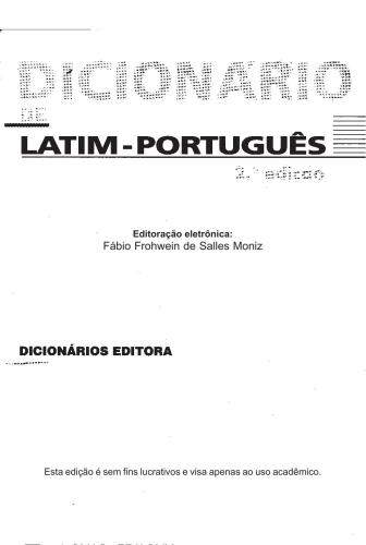 Dicionário Latim-Português