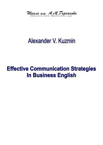 Effective Communication Strategies in Business English