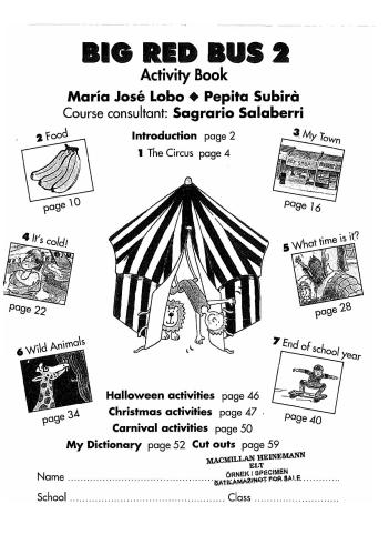 Big Red Bus (Activity book, level - 2)