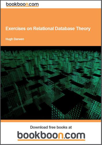 Exercise Book for An Introduction to Relational Database Theory