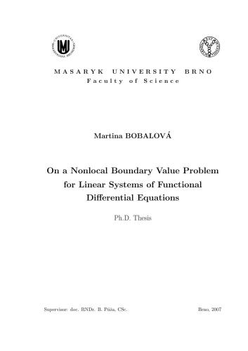 On a Nonlocal Boundary Value Problem for Linear Systems of Functional Differential Equations