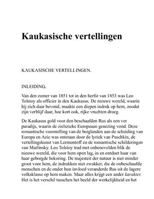 Kaukasische vertellingen