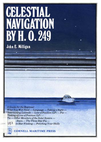 Celestial navigation by H.O. 249