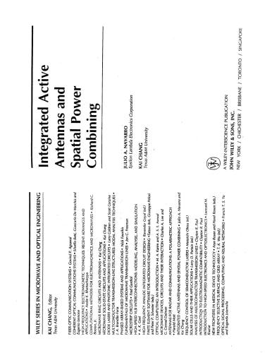 Integrated active antennas and spatial power combining