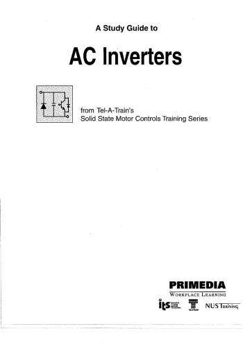 Tel-a-Train. A study guide to ac inverters
