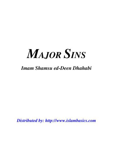 Major sins
