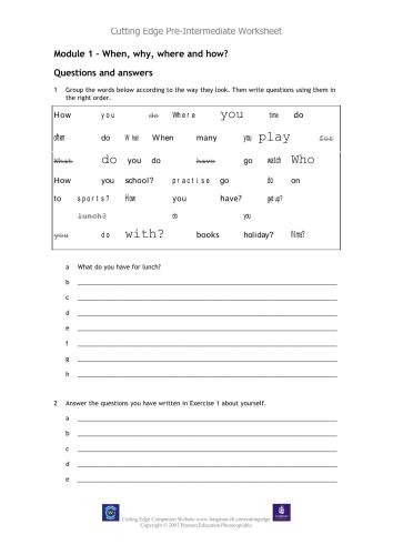 Cutting Edge Pre-intermediate (extra resources with key)