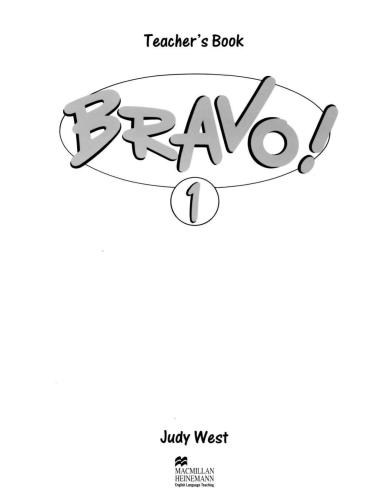 Bravo! 1 Teacher's book