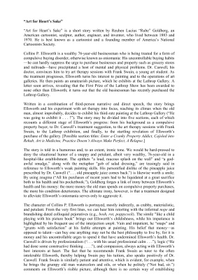 Error-Free: An Analysis of Art for Heart's Sake by Rube Goldberg