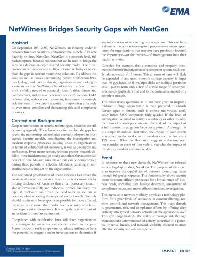 NetWitness Обзор продукта (англ)
