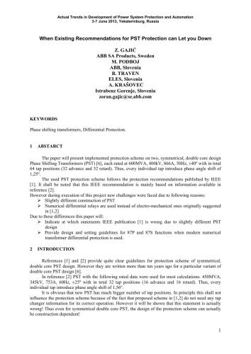 When Existing Recommendations for PST Protection can Let you Down