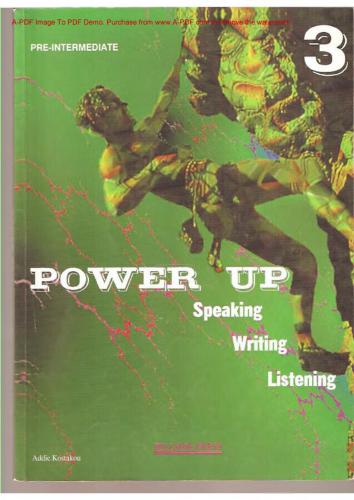 Power up 3 Pre-intermediate Student's book