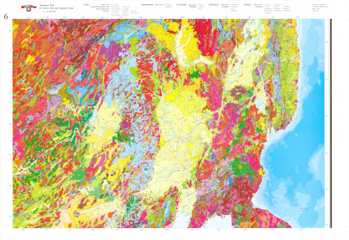 Atlas of geological maps of Central Asia and adjacent areas, 1: 2 500 000, Part 2