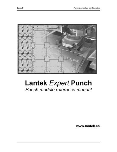 Punch module reference manual. Punching module configuration