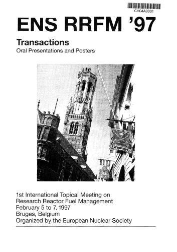 Research Reactor Fuel Management 1 (RRFM 1997)