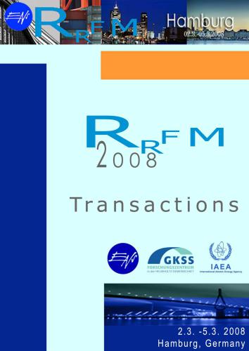 Research Reactor Fuel Management 12 (RRFM 2008)