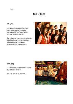 Грамматические омонимы во французском языке