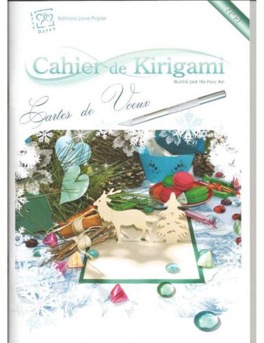 Cahier de Kirigami. Cartes de Voeux