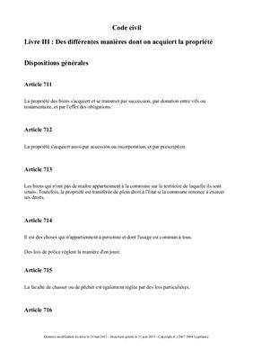 Code civil (2013) (Гражданский кодекс Франции)