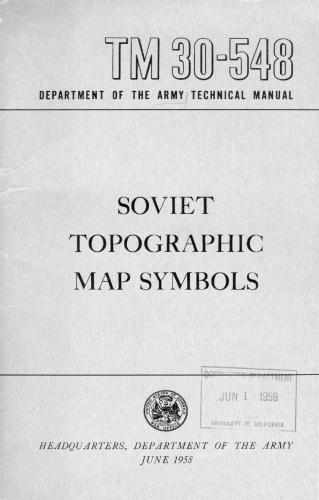 Soviet Topographic Map Symbols