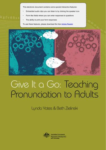Give it a Go: Teaching Pronunciation to Adults