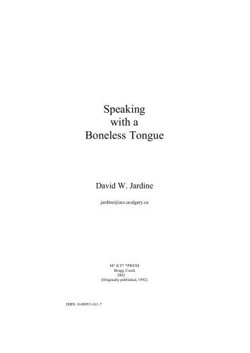 Speaking with a Boneless Tongue