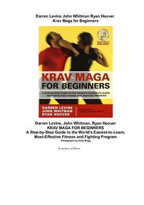Krav Maga for Beginners