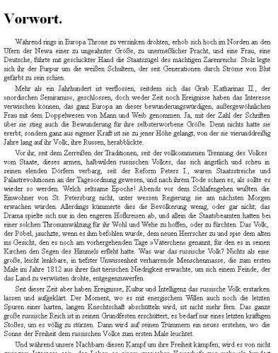 von Rußland. Erinnerungen der Kaiserin Katharina II / Мемуары Екатерины II