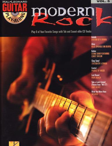 Guitar Play-Along Vol. 5 - Modern Rock (Book)
