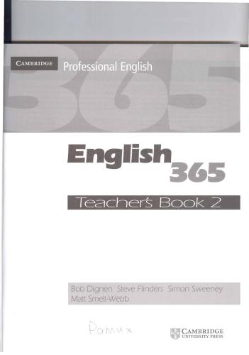English 365 level 2 Teacher's book