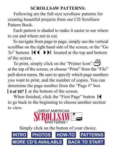 Great American Scrollsaw Patterns. Volume 3