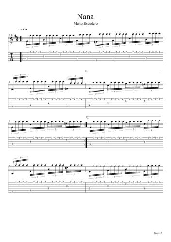 Mario Escuedero Nana (колыбельная)