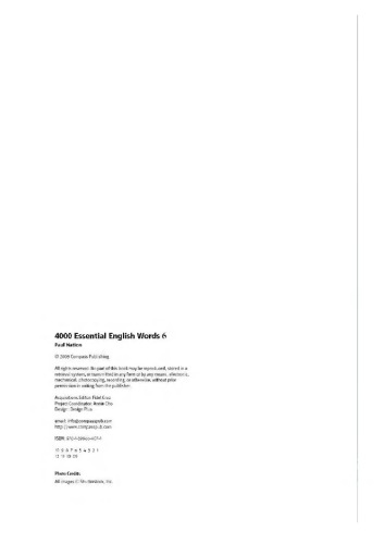 4000 Essential English Words 6