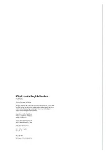 4000 Essential English Words 6