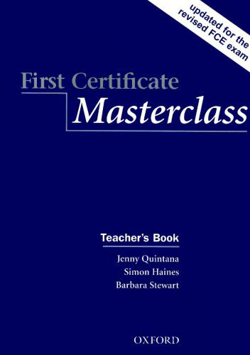 First Certificate Masterclass Teacher's Book