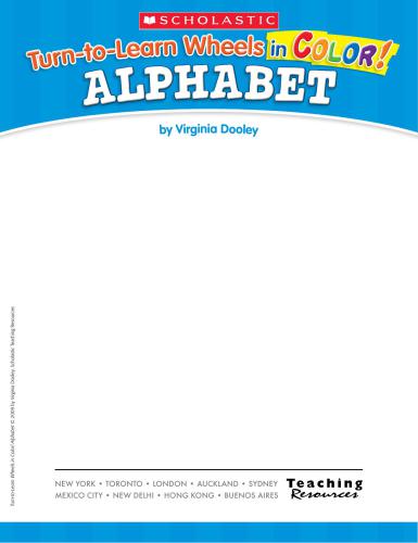 Turn-to-Learn Wheels in Color: Alphabet
