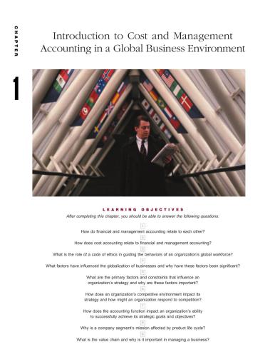 Cost Accounting Traditions and Innovations 4th edition