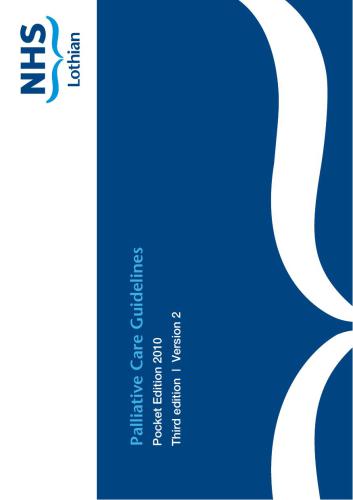 Palliative Care Pocket Guidelines