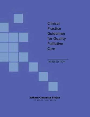 Clinical Practice Guidelines for Quality Palliative Care
