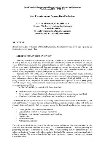 User Experiences of Remote Data Evaluation