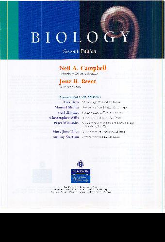 Study Card for Campbell-Reece Biology Seventh Edition