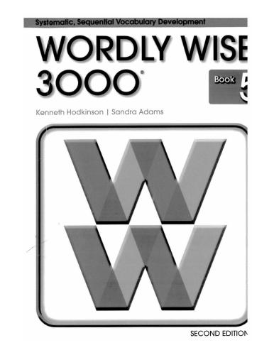 Wordly Wise 3000: Book 5