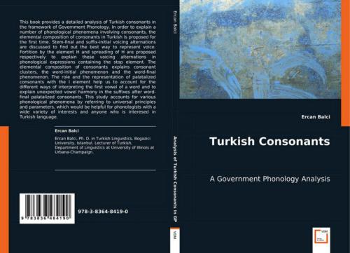 Turkish Consonants: A Government Phonology Analysis
