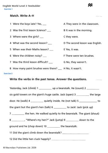 English World 3. Tests. Units 01-03