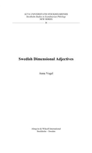 Swedish Dimensional Adjectives