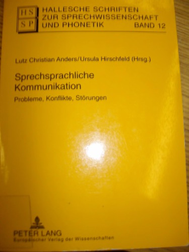 Hallesche Schriften zur Sprechwissenschaft und Phonetik Band 12