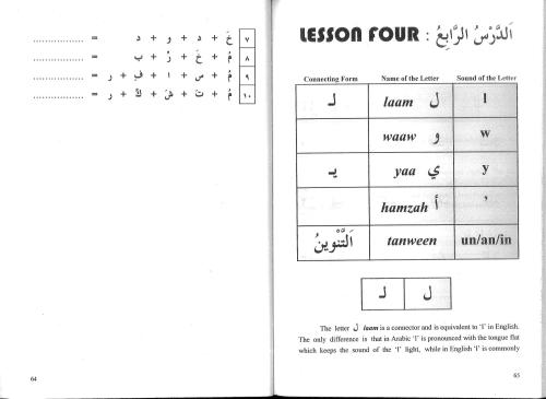 Arabic reading and writing made easy. Pages 64 - 149