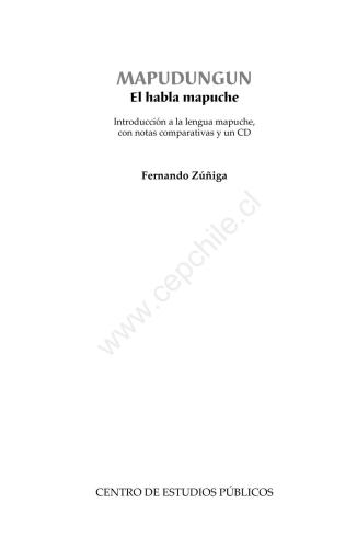 Mapudungun, el habla mapuche